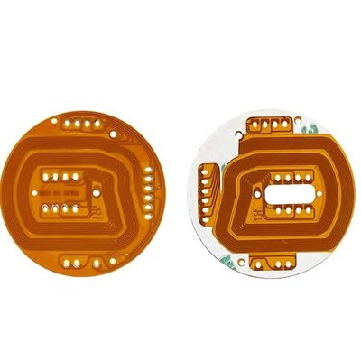 Giá tốt 1 lớp PCB linh hoạt ENIG 1oz PCB Bìa màu vàng 52,81 * 52,81mm trực tuyến