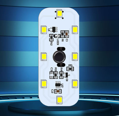 Giá tốt Multilayer LED Light Circuit Board Assembly với Aluminium Materail Soldermask trắng trực tuyến