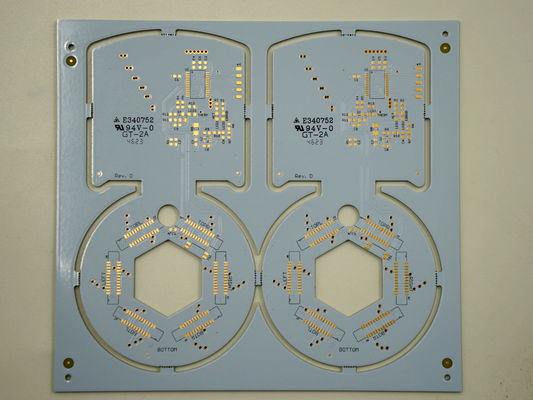 Giá tốt Đơn vị PCB cứng lớp 4 FR4 và chất làm cứng mặt nạ hàn màu trắng EING cho ứng dụng chiếu sáng trực tuyến