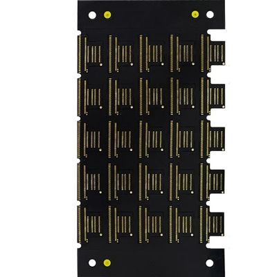 Giá tốt ENIG 2 lớp Flex PCB 1oz Mặt nạ hàn đen PCB 0,2mm & Không có màn hình lụa trực tuyến