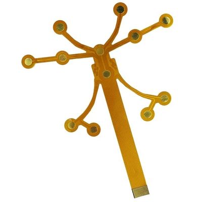 Giá tốt Bảng mạch PCB linh hoạt có thể uốn cong Điện tử Vỏ màu vàng 0,2mm trực tuyến