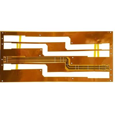 Giá tốt Flex 2 lớp Bảng PCB linh hoạt Tấm bìa màu vàng Màn hình lụa 0,5mm trực tuyến