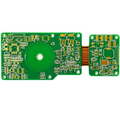 Giá tốt 2oz Rigid Flex PCB 8 lớp ENIG Green Cover Film Trắng 1.5mm trực tuyến