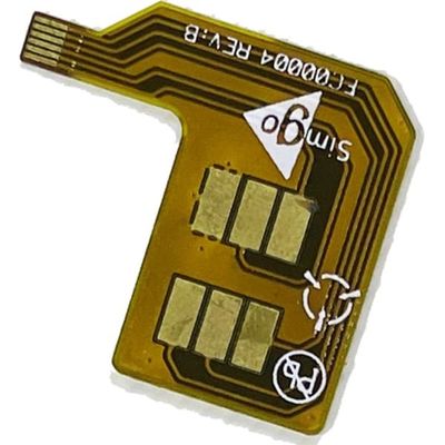Giá tốt Phim bìa cứng 4 lớp FR4 Bảng PCB màu vàng 0,8mm Không có màn hình lụa trực tuyến
