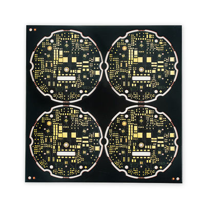 Giá tốt Bảng mạch in đồng 2 lớp Cu Dựa trên ENIG PCB Đen / Vàng trực tuyến